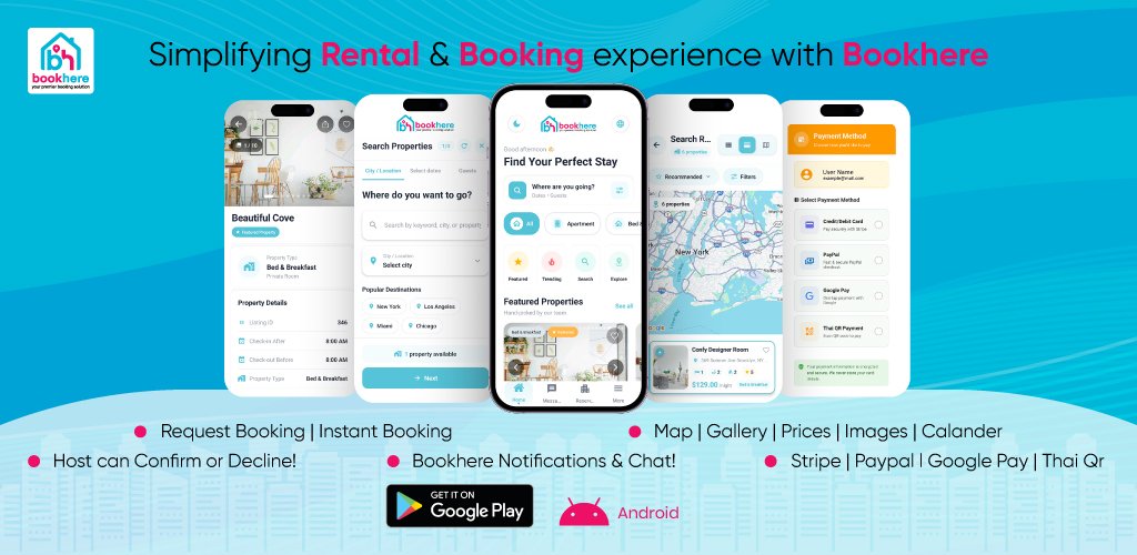 BookHere Mobile App 1